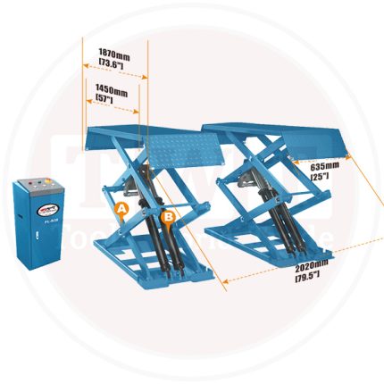PL-B30   رافعة مقص 1.85م 3 طن
